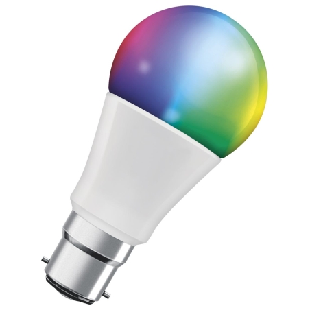 Osram SMART+ MATTER Multicolor Classic A60 Single Pack | B22d | 9 W | RGBW | Wi-Fi