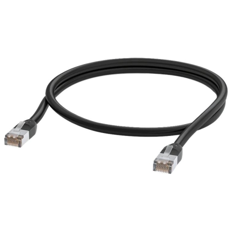Ubiquiti UACC-Cable-Patch-Outdoor-3M-BK UISP Patch Cable Outdoor, Shielded RJ45 plug, Internal foil shielding and drain wire for