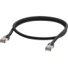 Ubiquiti UACC-Cable-Patch-Outdoor-3M-BK UISP Patch Cable Outdoor, Shielded RJ45 plug, Internal foil shielding and drain wire for
