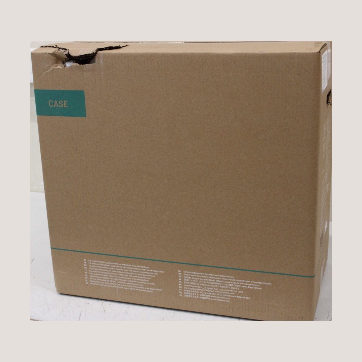 Deepcool CG580 4F V2 TOWER CASE | Deepcool Case | CG580 4F V2 | ATX | Black | DAMAGED PACKAGING