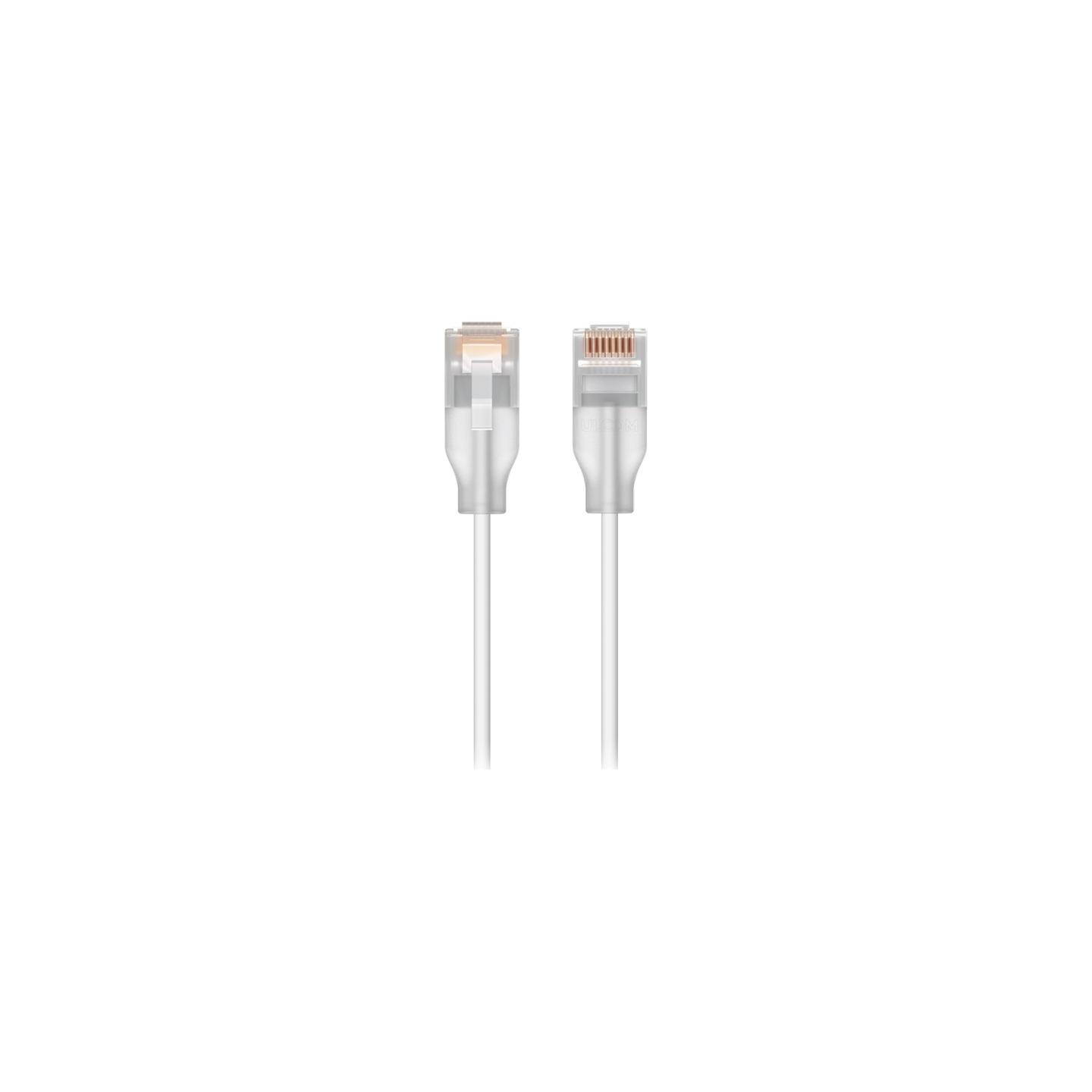 Ubiquiti UACC-Cable-Patch-EL-0.15M-W UniFi Etherlighting Patch Cable, Translucent booted RJ45 for optimal Etherlighting brightne