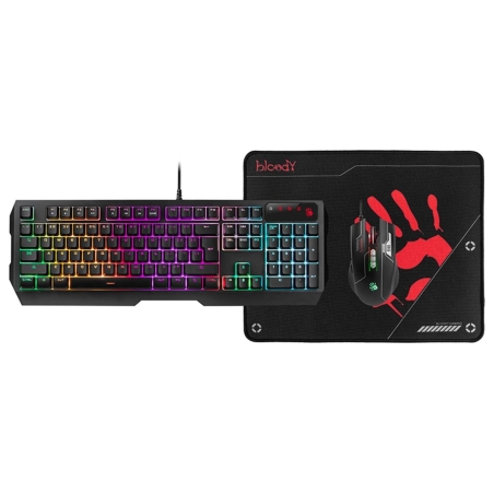 A4Tech BLOODY USB keyboard+mouse+pad