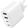 Gembird 4-port 40 W GaN USB PowerDelivery fast charger, White | TA-UC-2A2C-PD40-01-W | 2 x 4 pin USB Type A, 2 x 24 pin USB-C