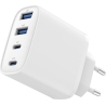 Gembird 4-port 40 W GaN USB PowerDelivery fast charger, White | TA-UC-2A2C-PD40-01-W | 2 x 4 pin USB Type A, 2 x 24 pin USB-C