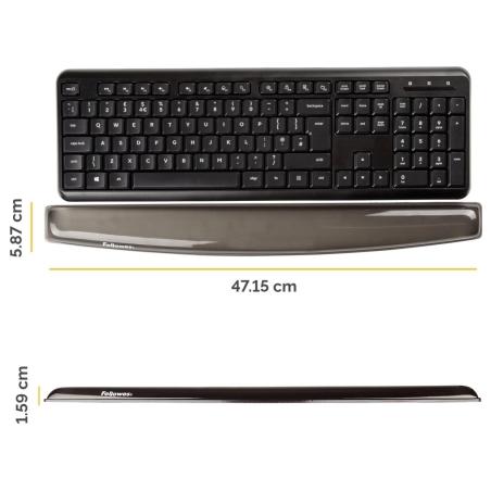 Fellowes KEYBOARD ACC WRIST SUPPORT/CRYSTALS GEL 9112201 FELLOWES