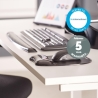 Fellowes KEYBOARD ACC WRIST SUPPORT/CRYSTALS GEL 9112201 FELLOWES