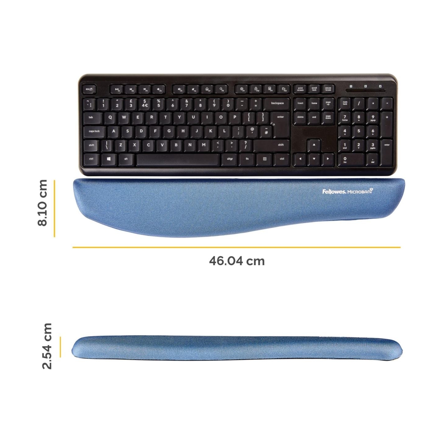 Fellowes KEYBOARD ACC WRIST SUPPORT/PLUSHTOUCH 9287402 FELLOWES