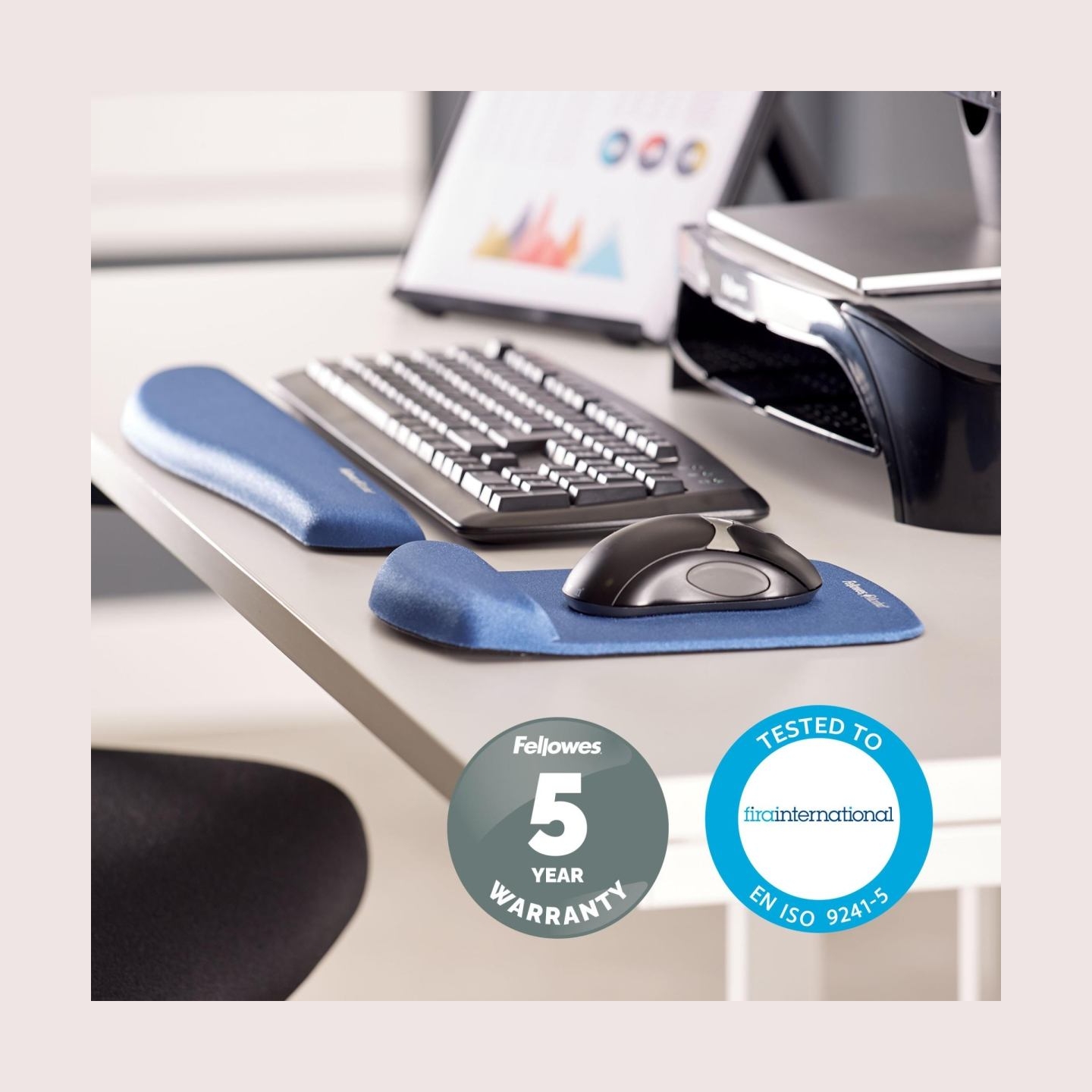 Fellowes KEYBOARD ACC WRIST SUPPORT/PLUSHTOUCH 9287402 FELLOWES
