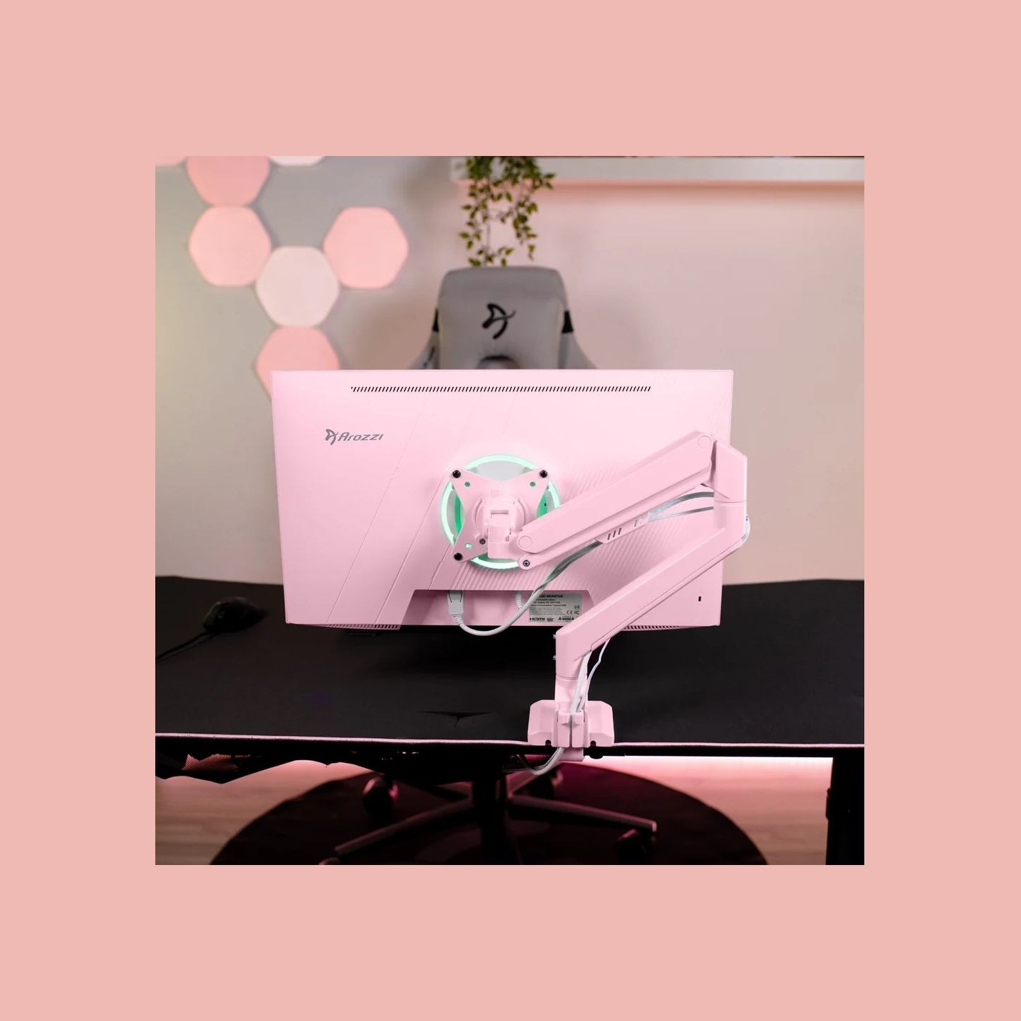 Arozzi | Nova | 24 " | IPS | 16:9 | 200 Hz | 1 ms | 1920 x 1080 pixels | 300 cd/m² | HDMI ports quantity 1 | Pink
