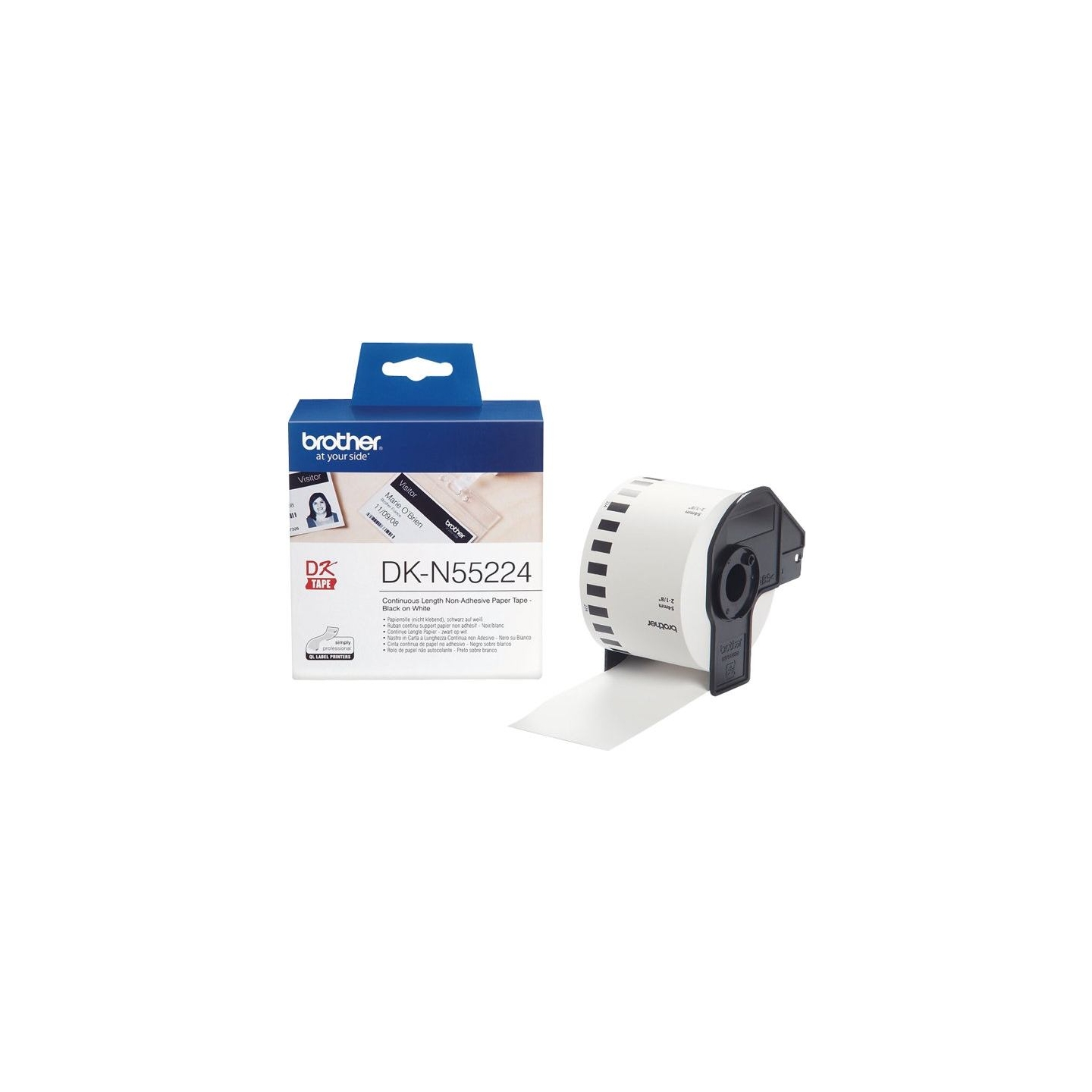 Brother DKN55224 NON AD. PAPER TAPE 54MM