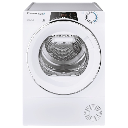 Candy | Dryer Machine | ROE H9A2TCEX-S | Energy efficiency class A++ | Front loading | 9 kg | Heat pump | Big Digit | Depth 58.5
