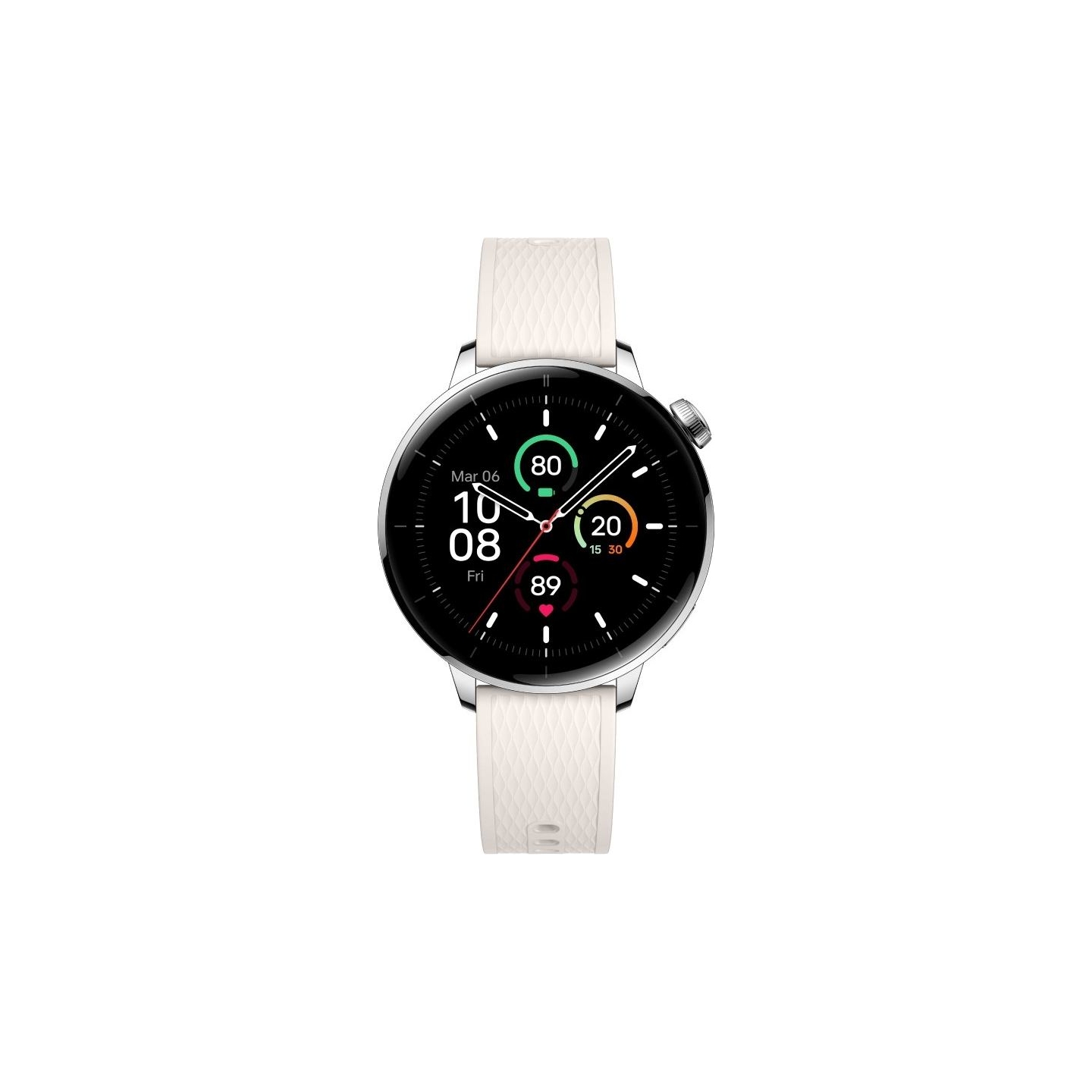 Oneplus Watch 3 (43mm) | Smart watch | GPS (satellite) | AMOLED | 1.32" | Silver Steel