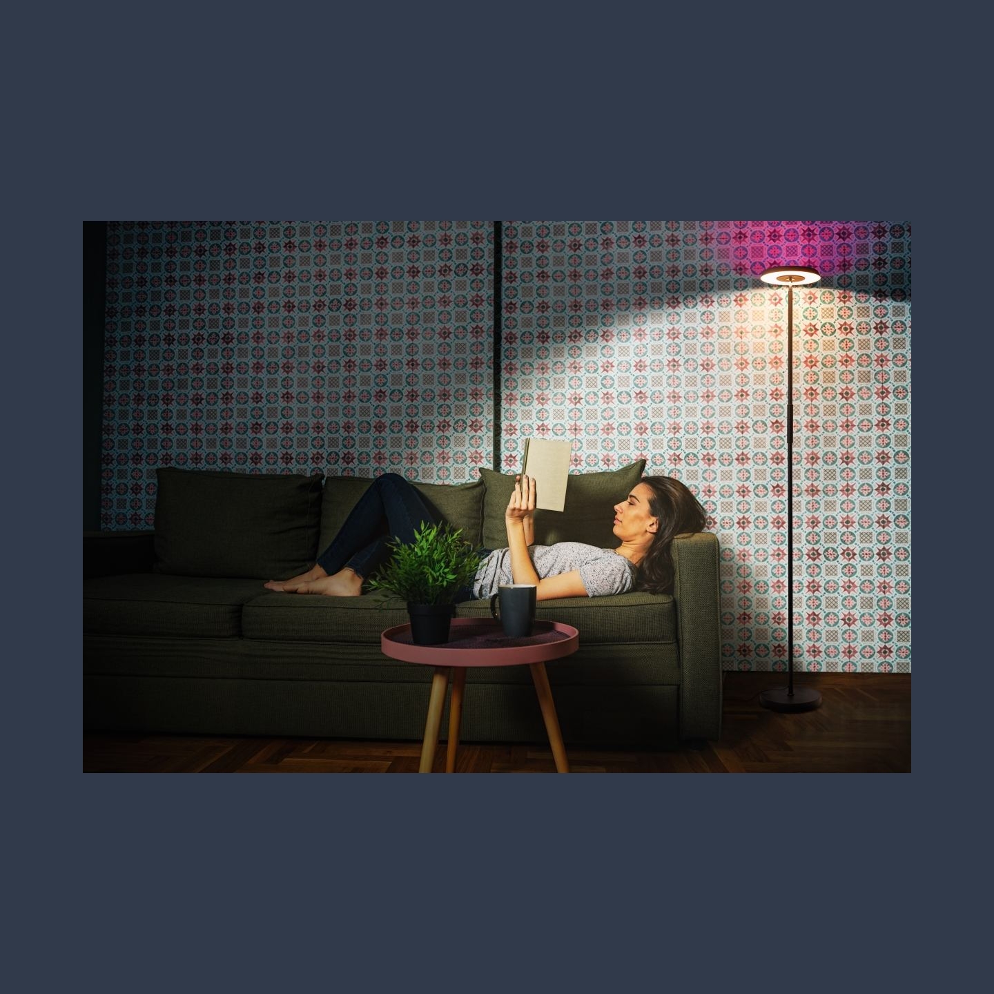 Osram SMART WIFI FLOOR UPDOWN RGBTW RC BK | 24 W | RGBTW | Wi-Fi