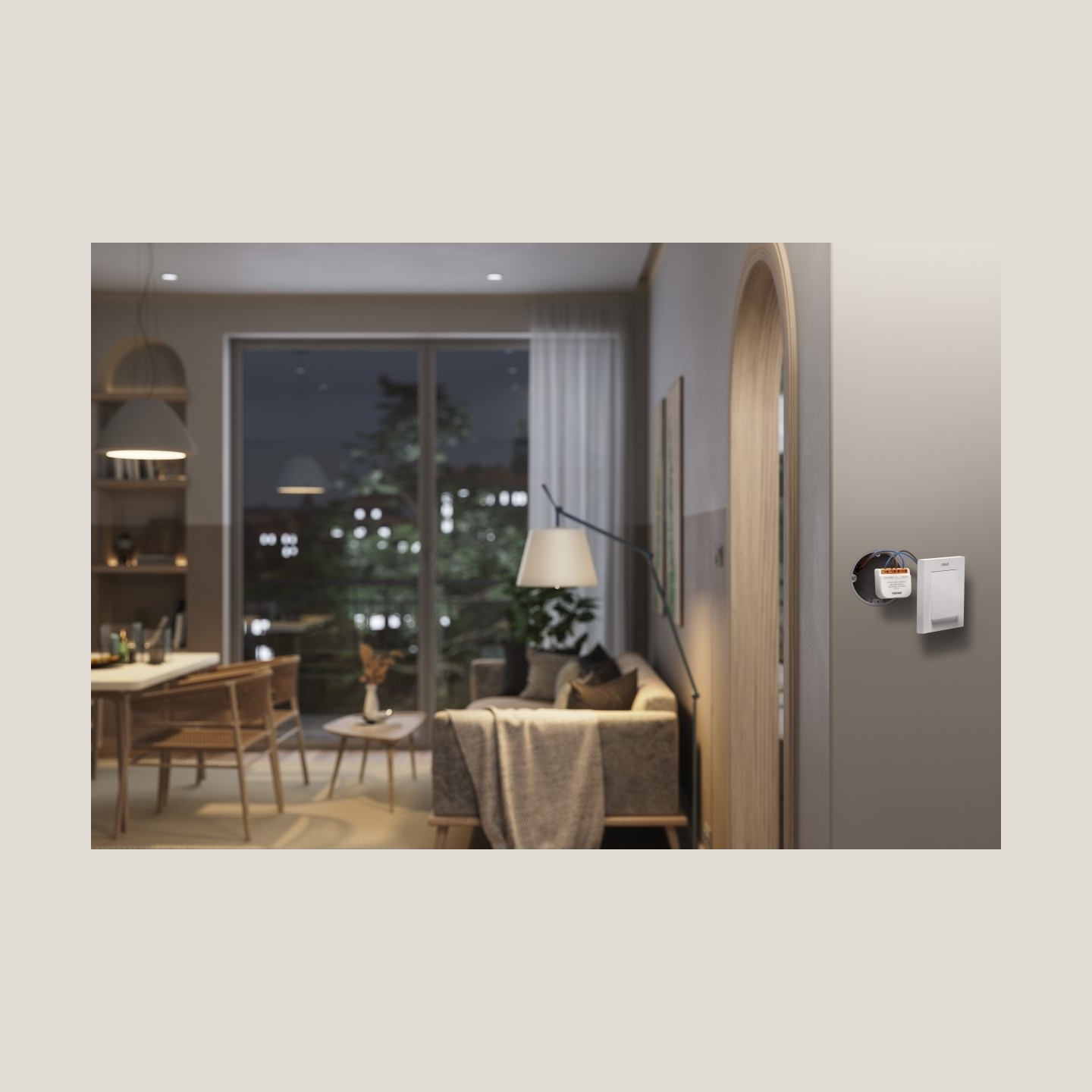 Osram SMART+ WIFI Switch Module 2 Channel | White