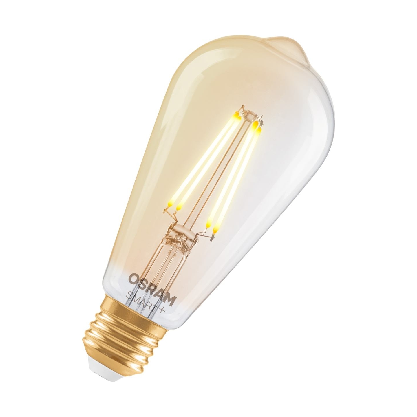 Osram SMART+ MATTER Filament Dimmable Classic Edison 53 824 Gold | E27 | 6 W | Warm White | Wi-Fi