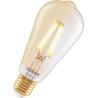 Osram SMART+ MATTER Filament Dimmable Classic Edison 53 824 Gold | E27 | 6 W | Warm White | Wi-Fi