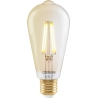 Osram SMART+ MATTER Filament Dimmable Classic Edison 53 824 Gold | E27 | 6 W | Warm White | Wi-Fi