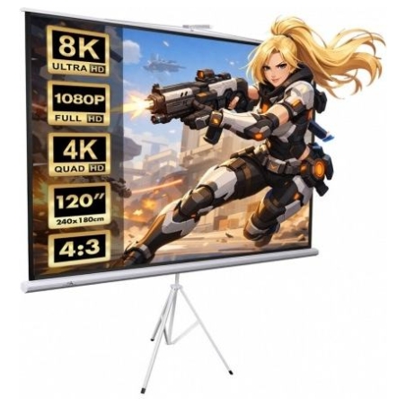 Maclean Projection Screen MC-608 on stand 120 "4: 3 240x180