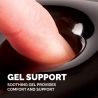 Fellowes MOUSE PAD WRIST SUPPORT/BLACK 9112301 FELLOWES