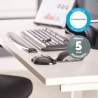 Fellowes MOUSE PAD WRIST SUPPORT/BLACK 9112301 FELLOWES