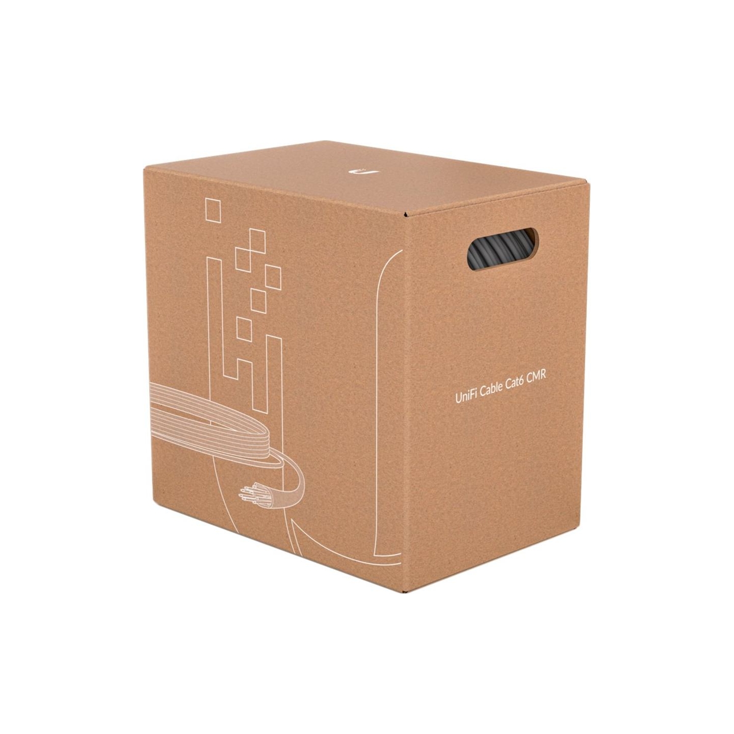 Ubiquiti U-Cable-C6-CMR is a Category 6 UTP cable that supports speeds up to 1Gbps with its 23 AWG solid copper, twisted pair co