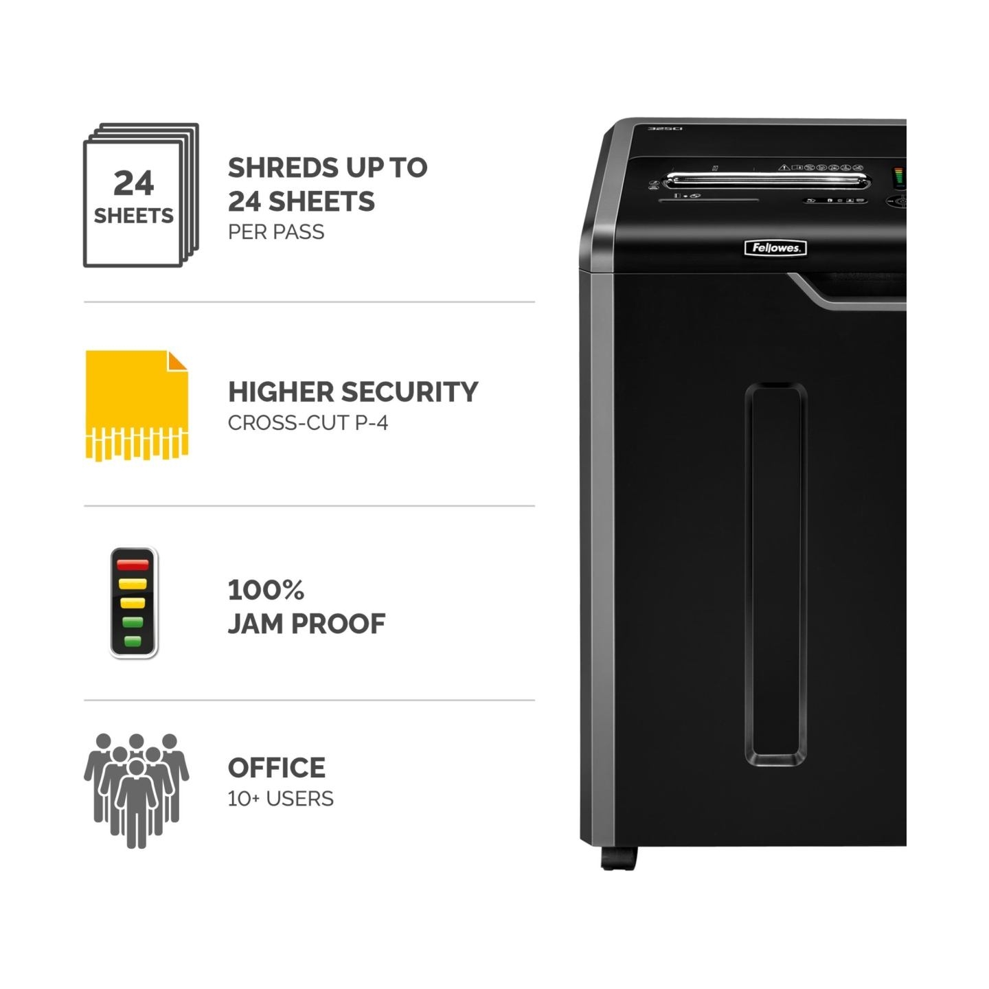 Fellowes SHREDDER POWERSHRED 325CI/4632001 FELLOWES