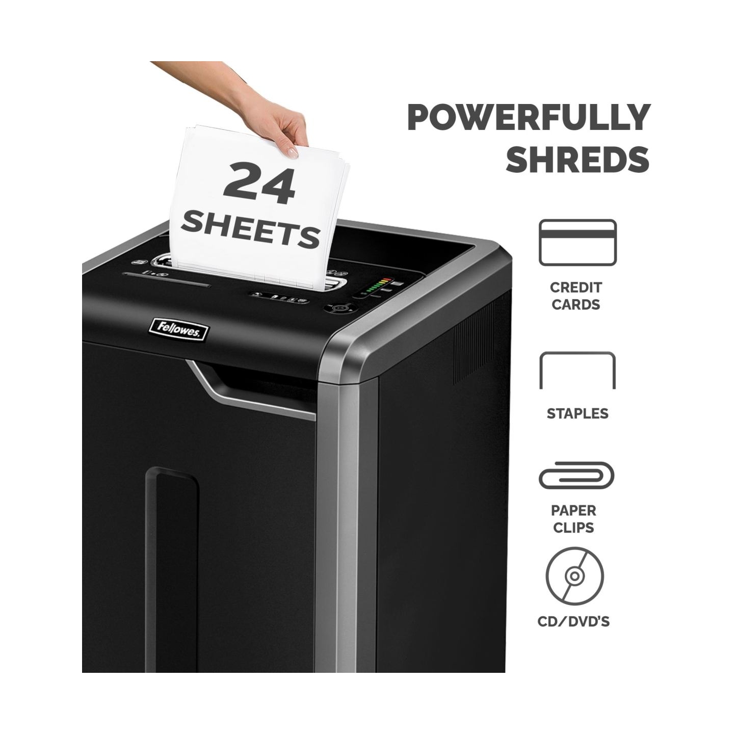 Fellowes SHREDDER POWERSHRED 325CI/4632001 FELLOWES