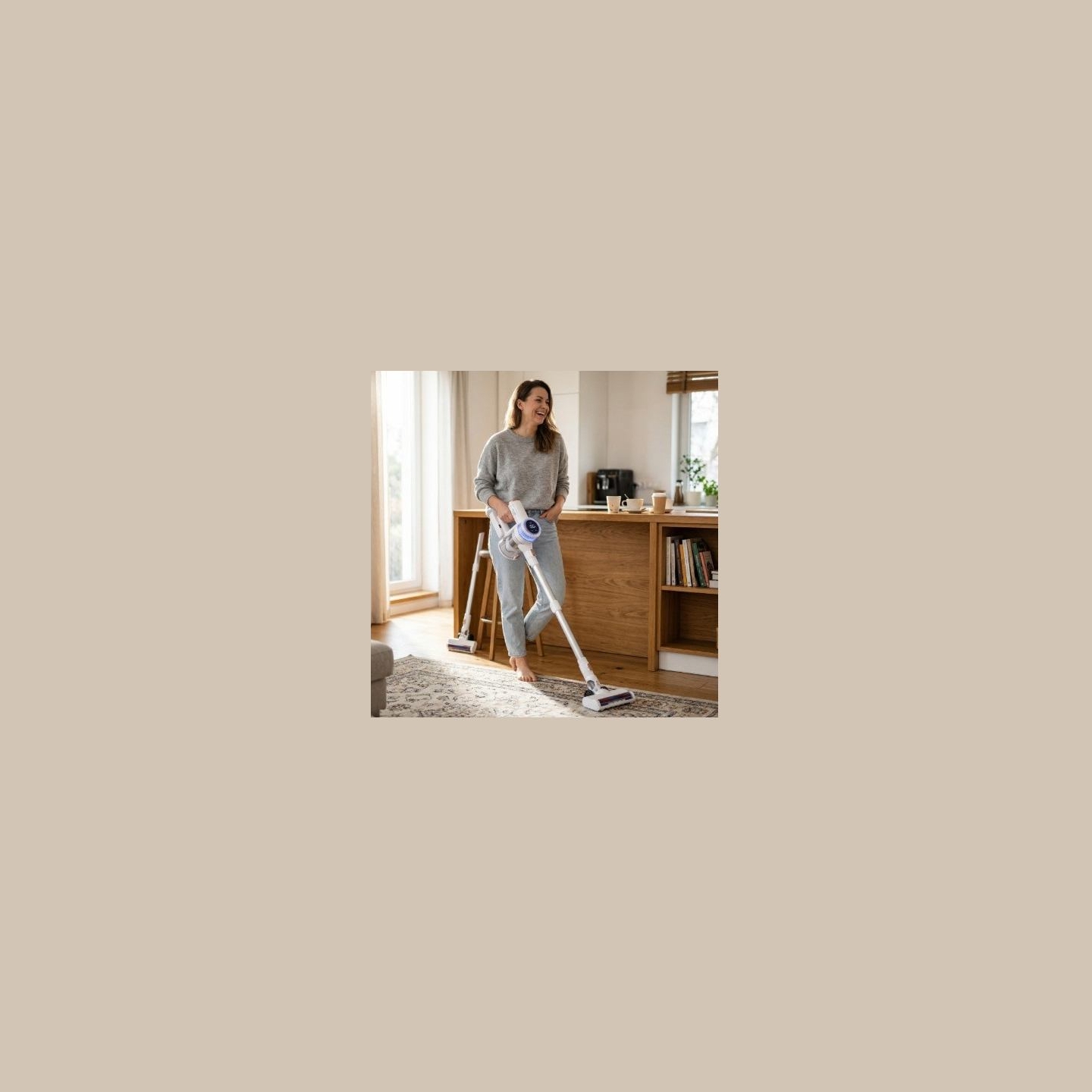 Adler Battery vacuum cleaner LED AD 7079