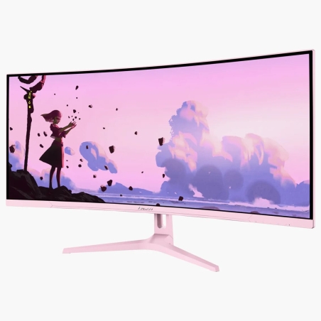Arozzi | Nova | 34 " | VA | UWQHD | 21:9 | 165 Hz | 1 ms | 3440 x 1440 pixels | 350 cd/m² | HDMI ports quantity 2 | Pink