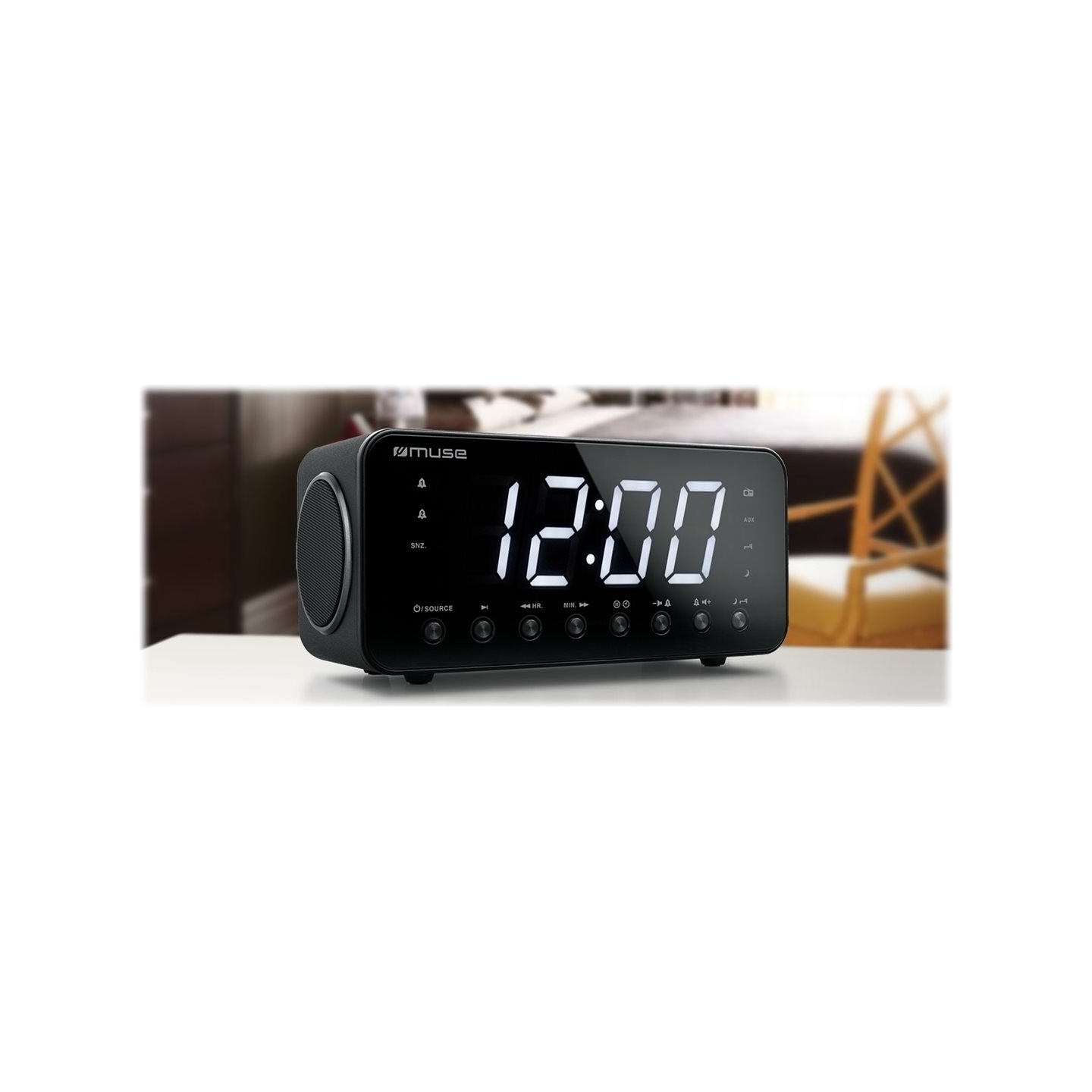 Muse | Clock radio | M-192CR | Black