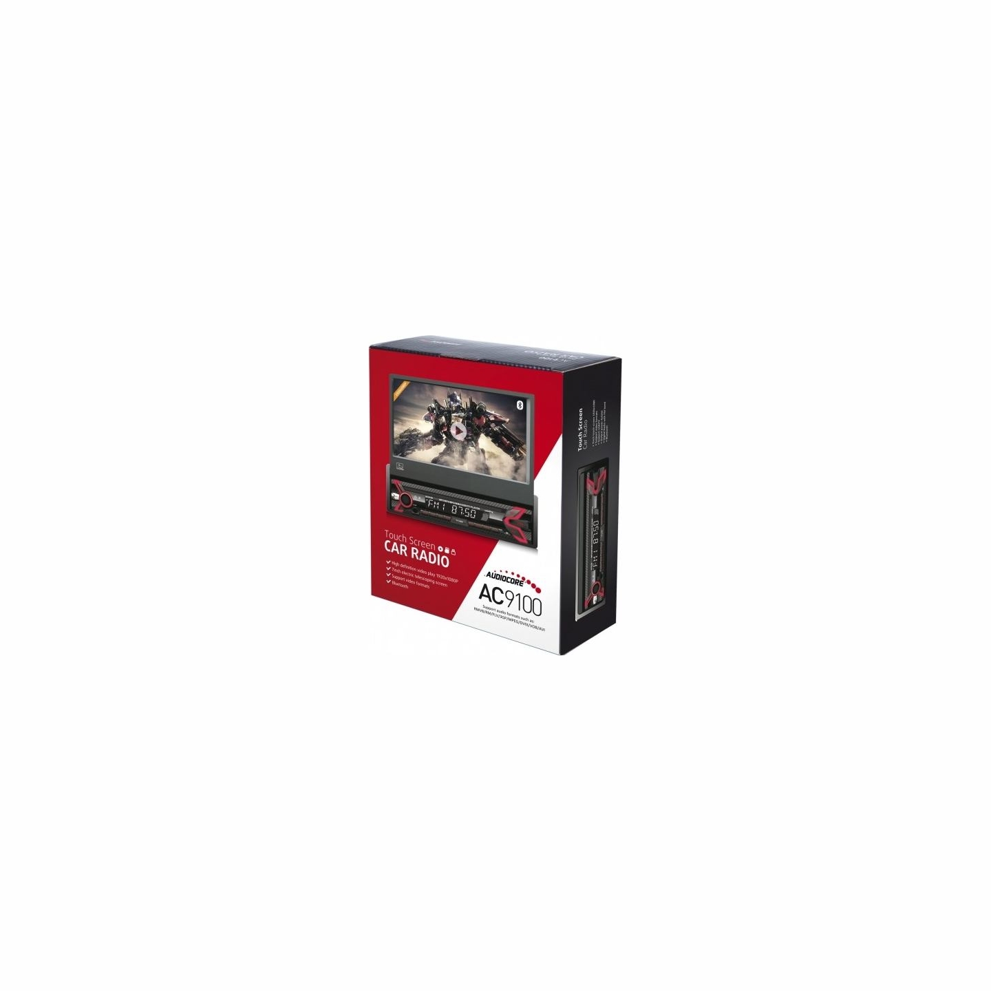 Audiocore Multimedia Car Radio LCD AC9100