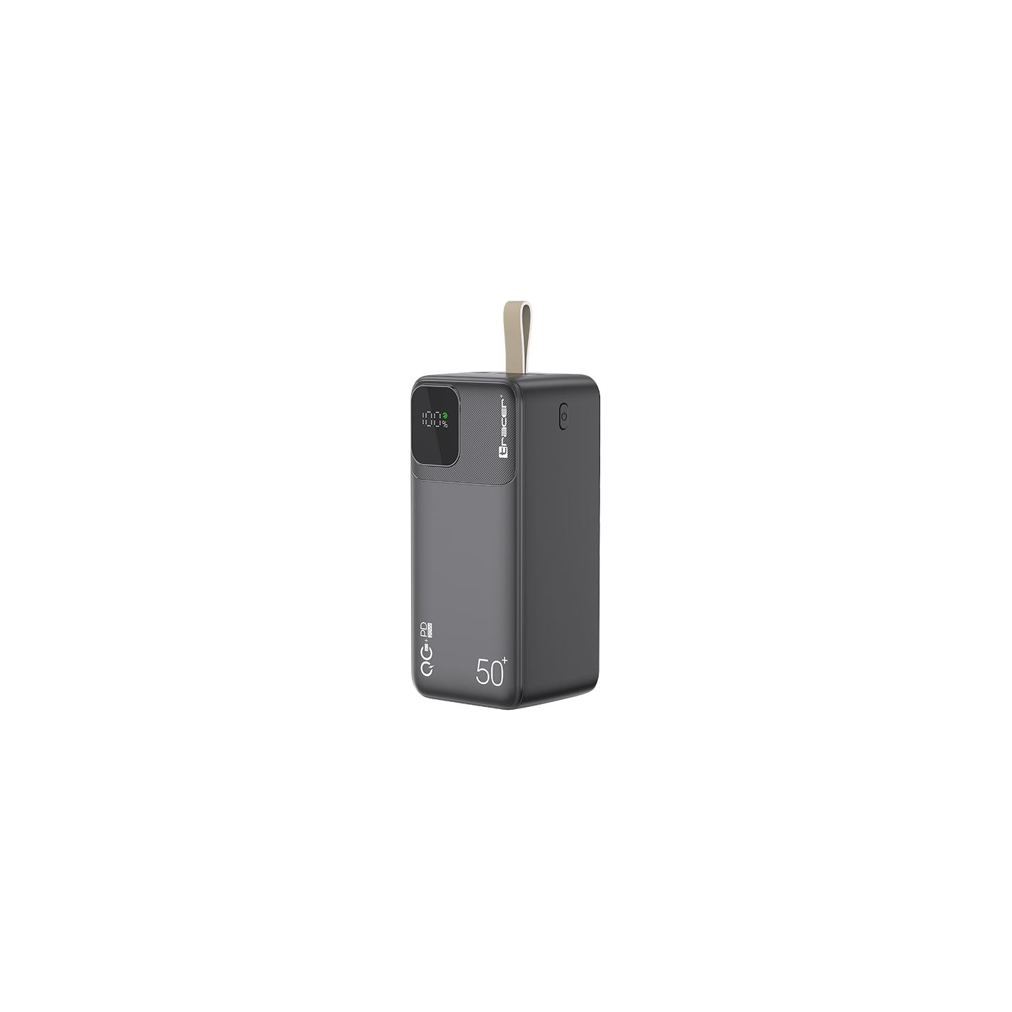 Tracer 47825 Prime-V5 50000mAh QC22.5W+PD20W Power Bank, Black