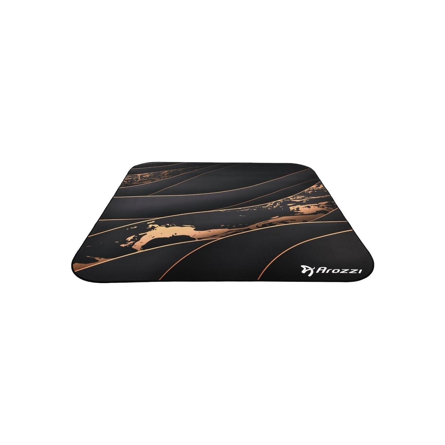 Arozzi Zona Square Floor Pad | Black/Gold