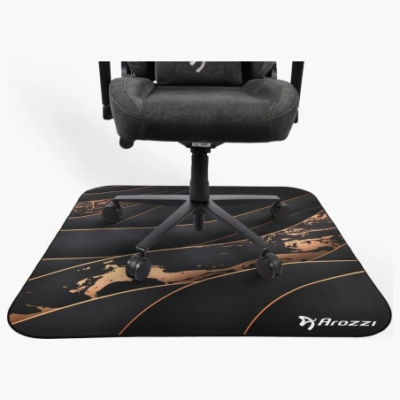 Arozzi Zona Square Floor Pad | Black/Gold