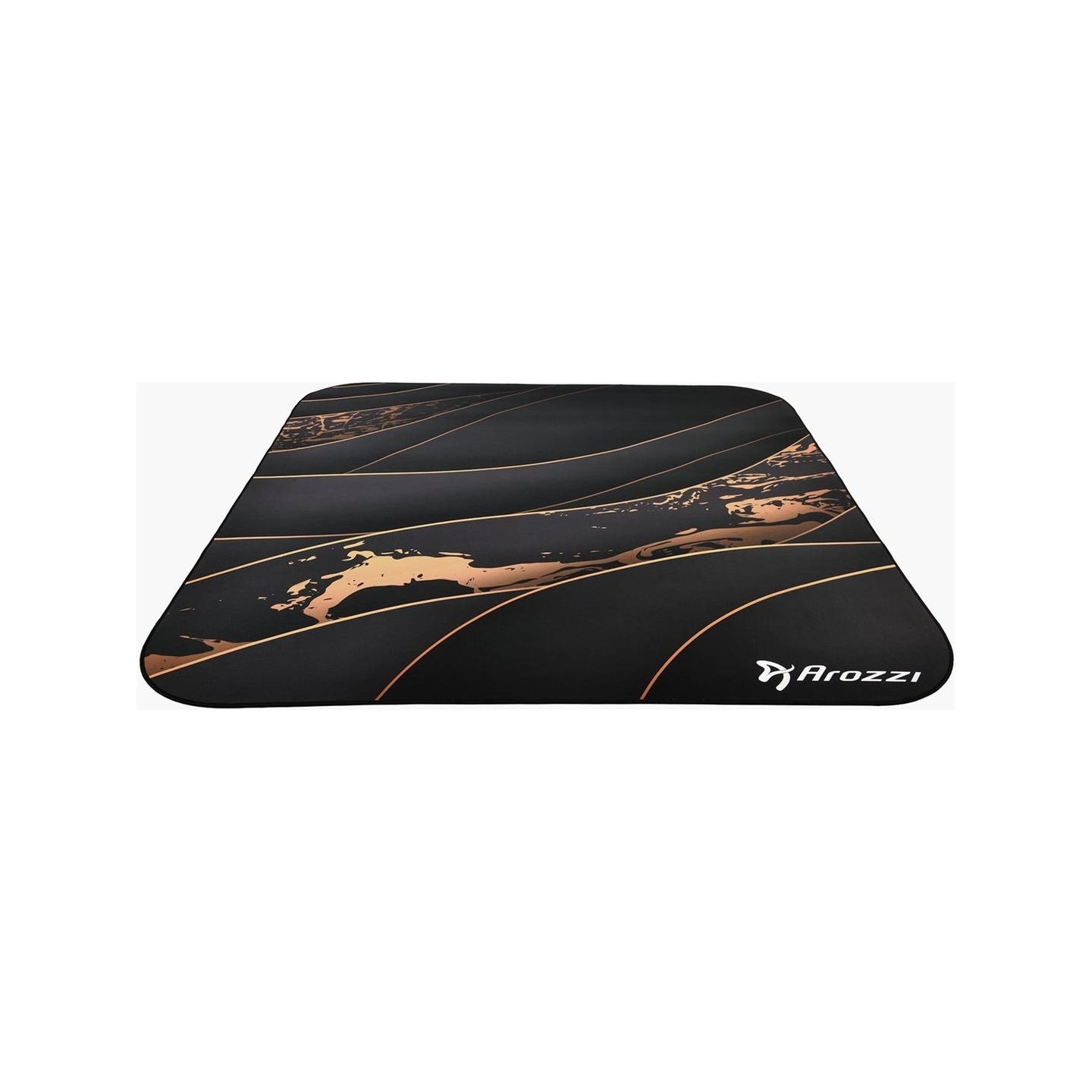 Arozzi Zona Square Floor Pad | Black/Gold