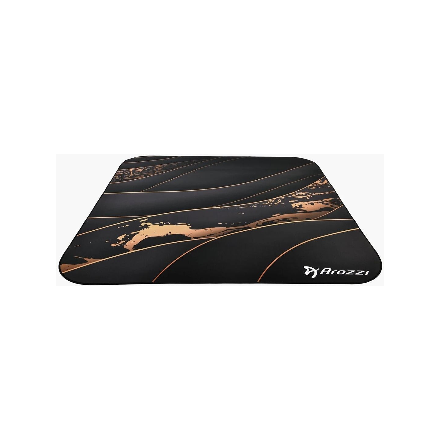 Arozzi Zona Square Floor Pad | Black/Gold