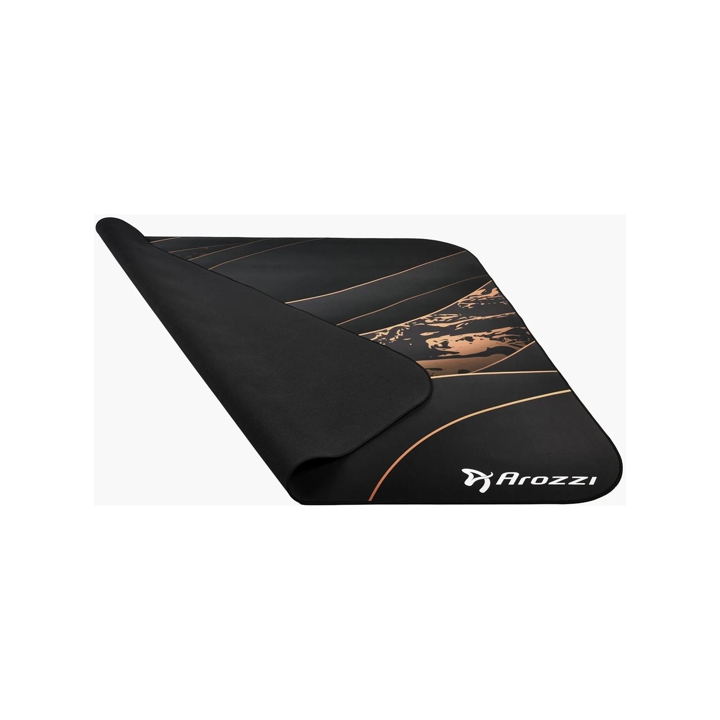 Arozzi Zona Square Floor Pad | Black/Gold