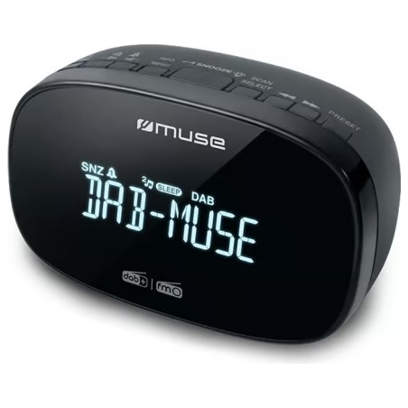 Muse | DAB+/FM Dual Alarm Clock Radio | M-150 CDB | Alarm function | AUX in | Black