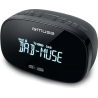 Muse | DAB+/FM Dual Alarm Clock Radio | M-150 CDB | Alarm function | AUX in | Black