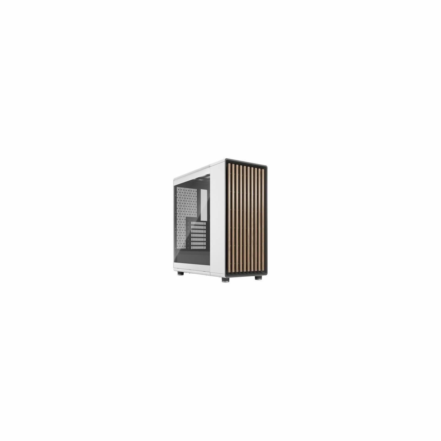 Fractal Design Case North Chalk White TG Clear Tint