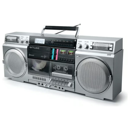 Muse | Ghetto Blasters | M-380 GBS | AUX in | Bluetooth | Cassette deck | CD player