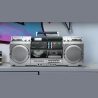 Muse | Ghetto Blasters | M-380 GBS | AUX in | Bluetooth | Cassette deck | CD player
