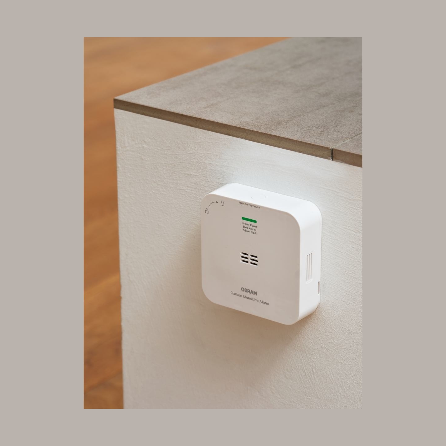 Osram SMART+ WIFI CO Detector | White
