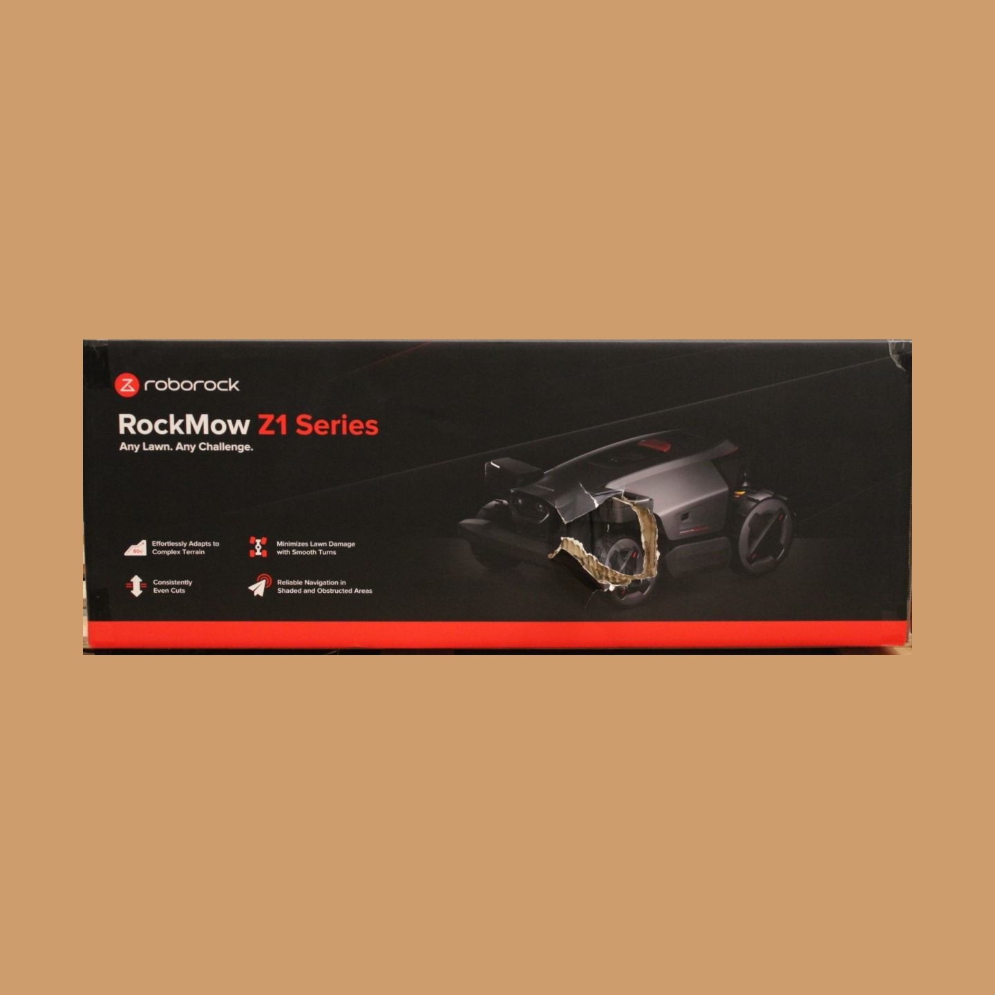 Roborock | Roborock RockMow Z130 Mower, AWD, 3000m², RTK + VSLAM, (Edge Cutting module sold separately) | DAMAGED PACKAGING