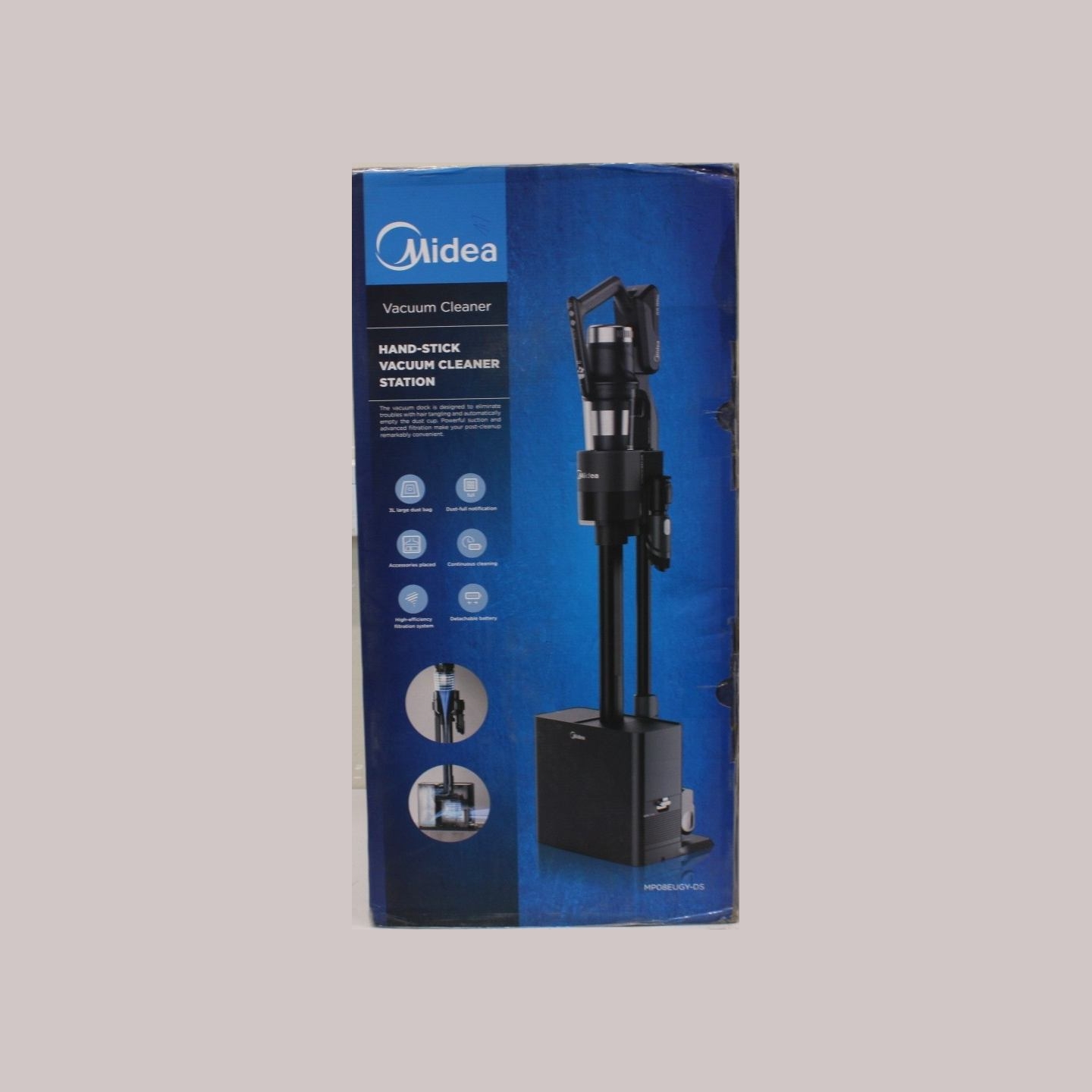 Midea | Midea | Vacuum Cleaner | P8 Plus MP08EUGY-DS | Handstick 2in1 | 350 W | 25.9 V | Operating time (max) 60 min | Black | W