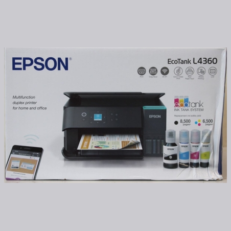 Epson EcoTank L4360 Inkjet Printer |  | Epson Multifunctional printer | EcoTank L4360 | Inkjet | Colour | A4 | Wi-Fi | DAMAGED P