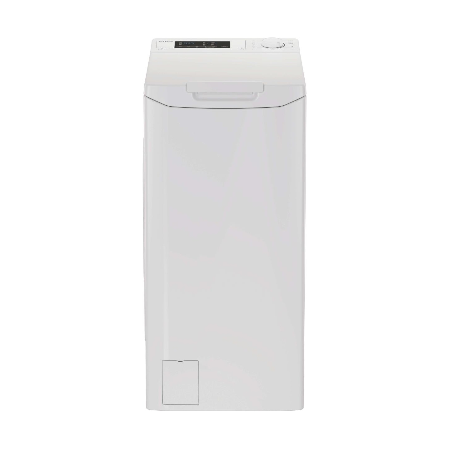 Candy | Washing Machine | TCA063D3-S | Energy efficiency class C | Top loading | Washing capacity 6 kg | 1000 RPM | Depth 60 cm 