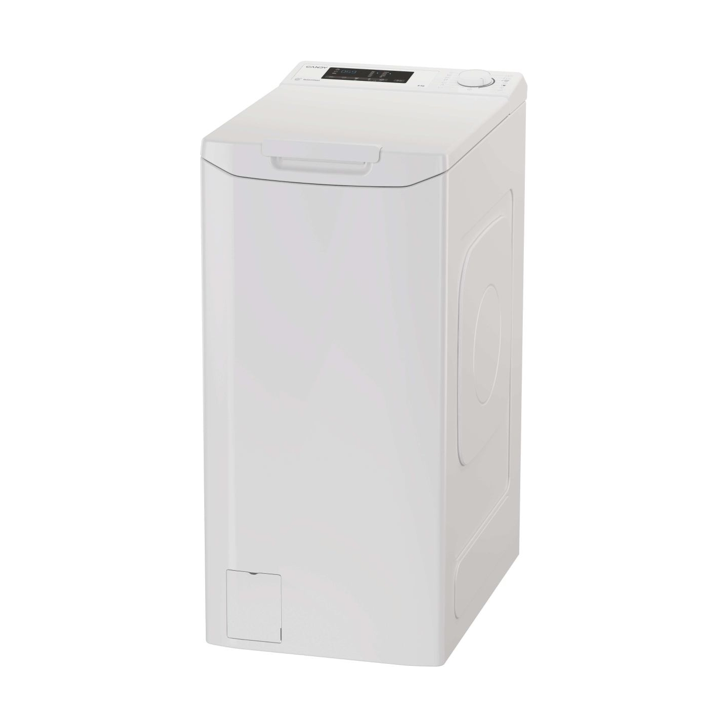 Candy | Washing Machine | TCA063D3-S | Energy efficiency class C | Top loading | Washing capacity 6 kg | 1000 RPM | Depth 60 cm 
