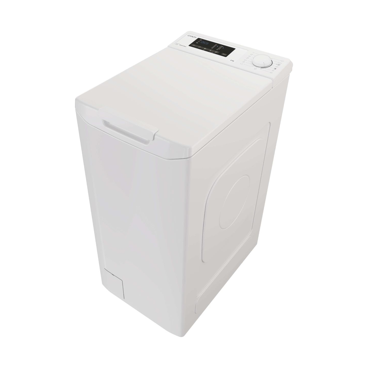 Candy | Washing Machine | TCA063D3-S | Energy efficiency class C | Top loading | Washing capacity 6 kg | 1000 RPM | Depth 60 cm 