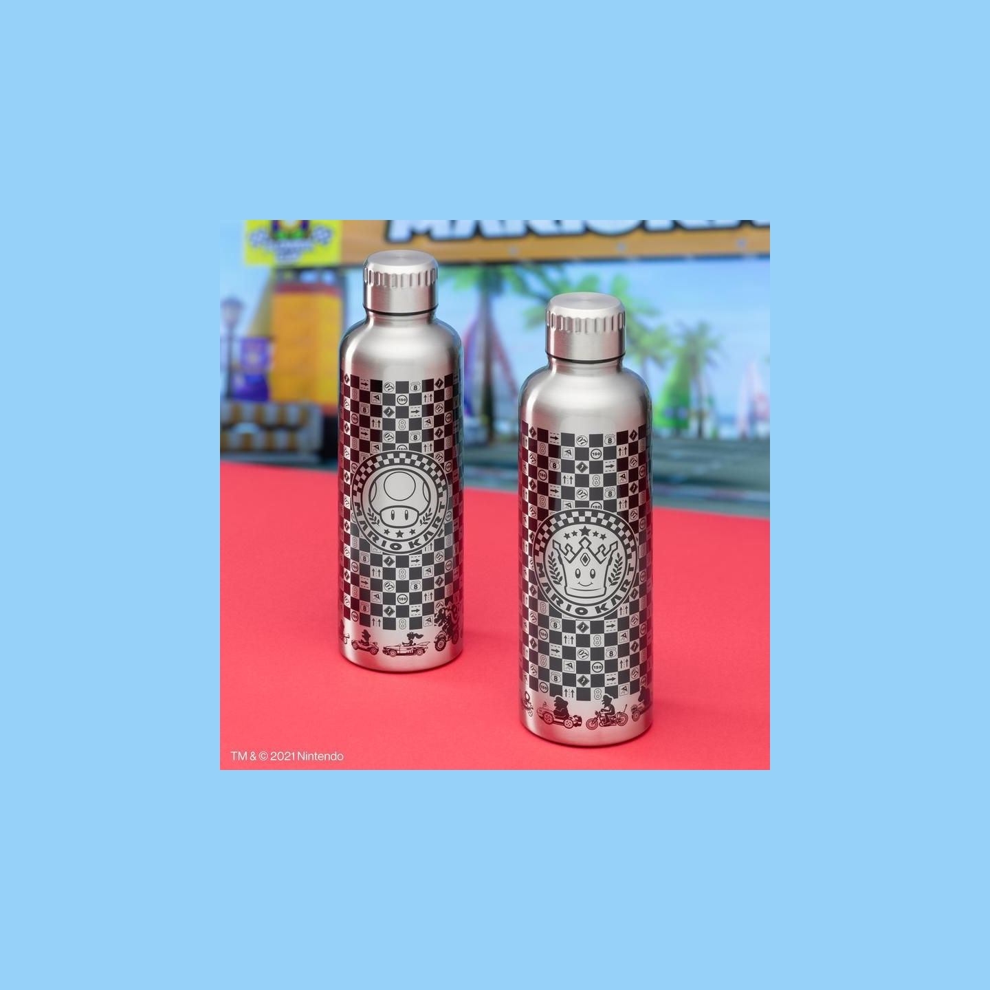 Paladone Super Mario MarioKart Metal Water Bottle